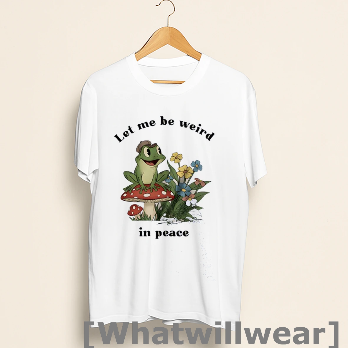 Official Frog Let Me Be Weird In Peace Shirts