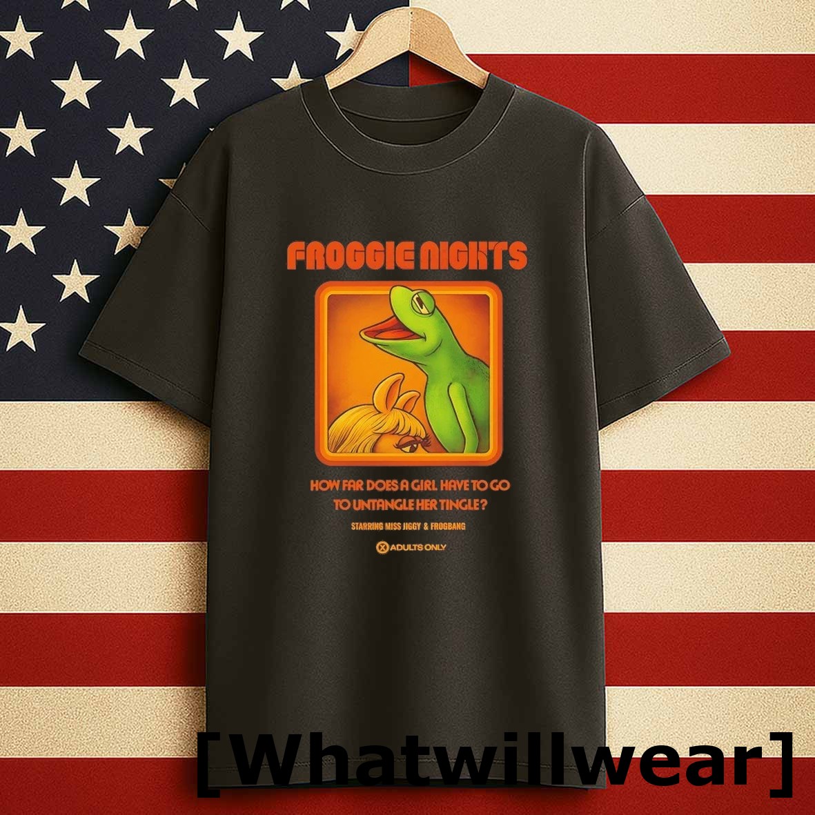 Official Froggie Nights How Far Does A Girl Have To Go To Untangle Her Tingle Tshirts Sweater