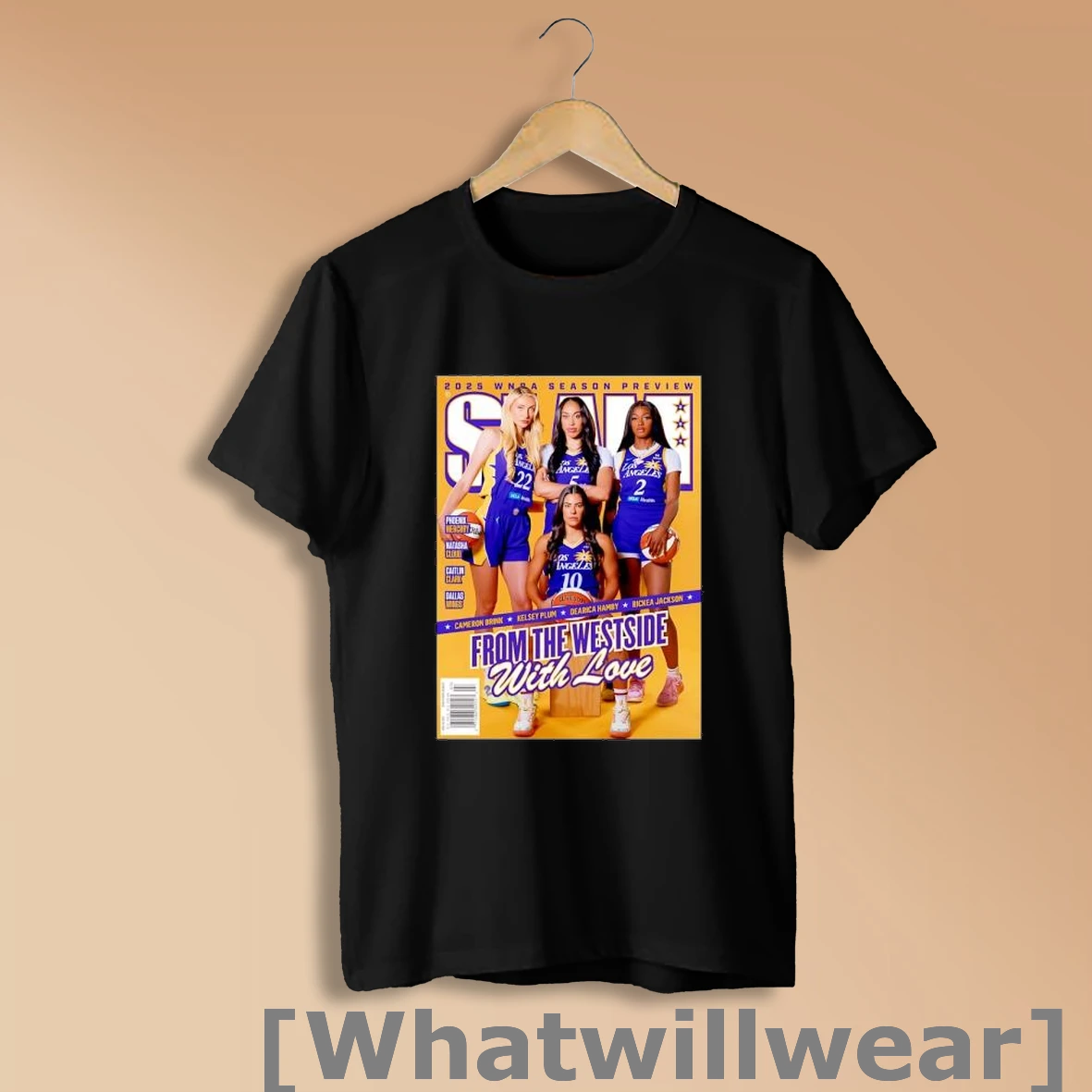 Official From The Westside With Love La Sparks Wnba Cameron Brink Kelsey Plum Dearica Hamby Rickea Jackson Shirt Sweatshirt