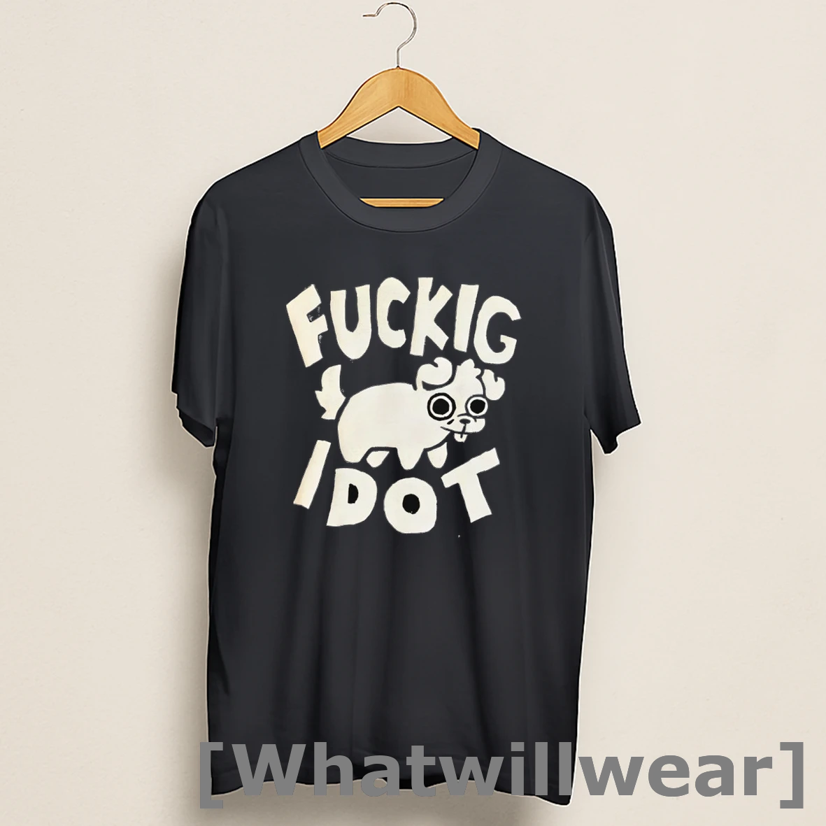 Official Fuckig Idot Dog Shirts