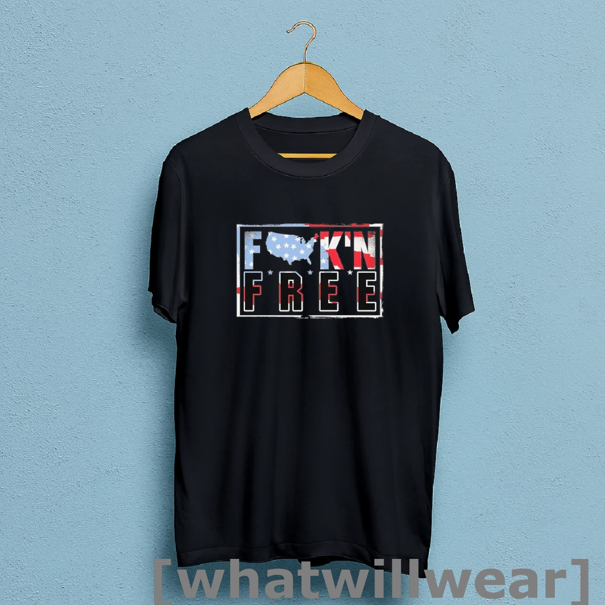 Official Fuckn Free Usa Flag T Shirt Sweatshirt