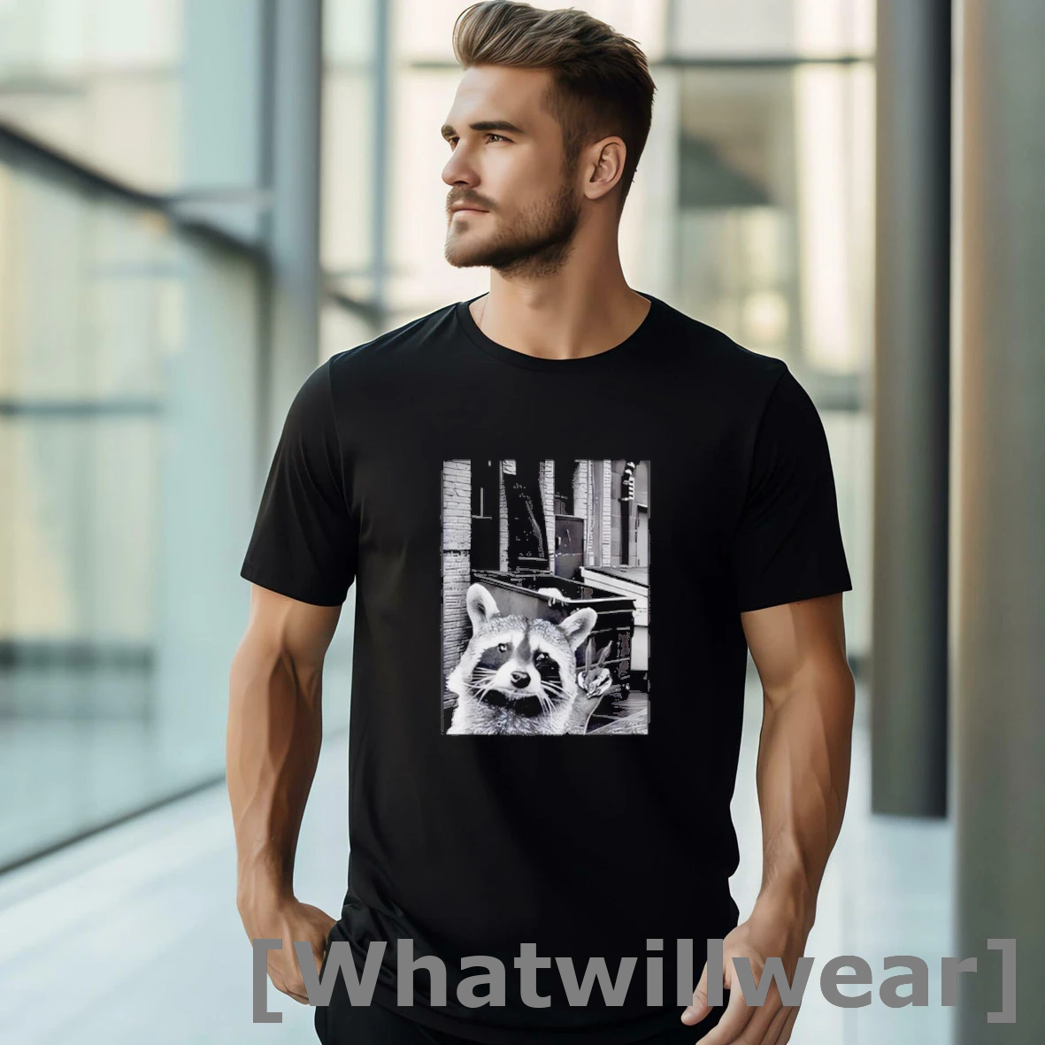 Official Funny Raccoon Selfie Tshirts Sweater