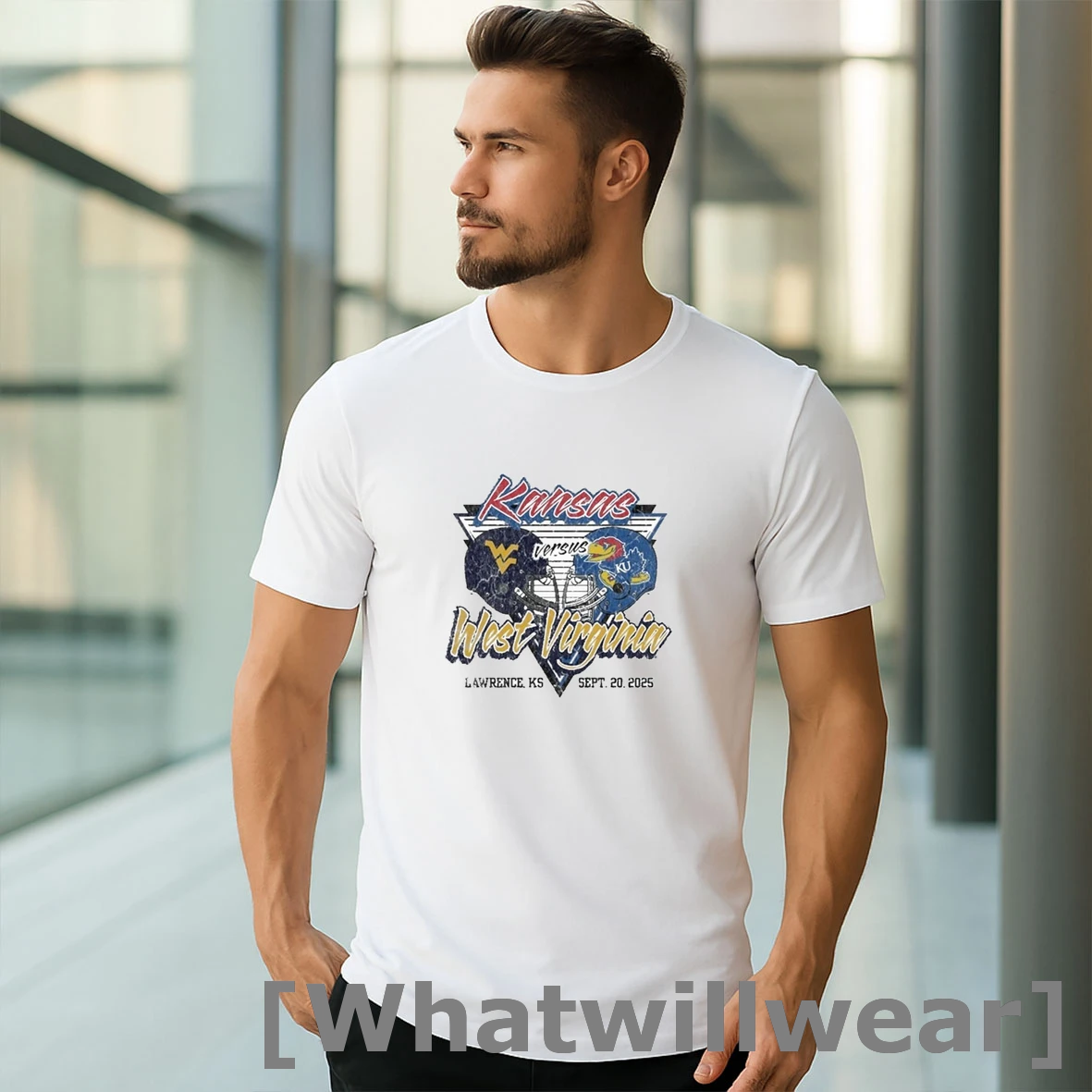 Official Gameday Football 2025 Kansas Vs West Virginia Tshirts Sweater