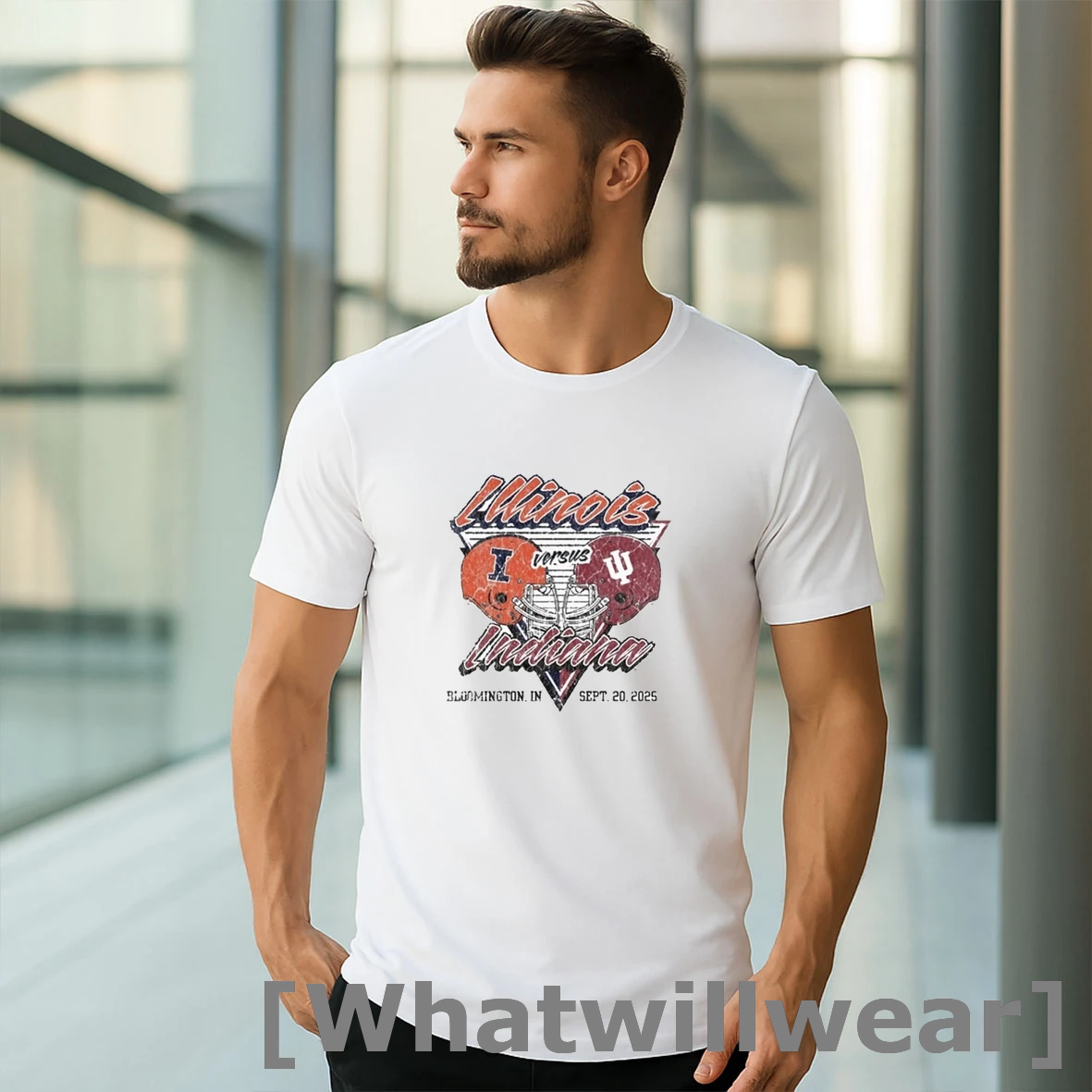 Official Gameday Showdown 2025 Indiana Vs Illinois Tshirts Sweater