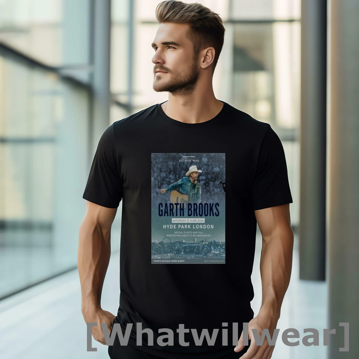 Official Garth Brooks Hyde Park London 2026 Shirts