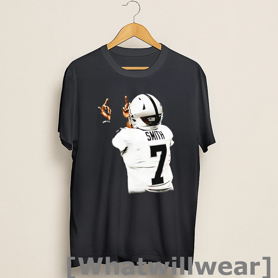 Official Geno Smith 7 Las Vegas Raiders Middle Finger Shirts