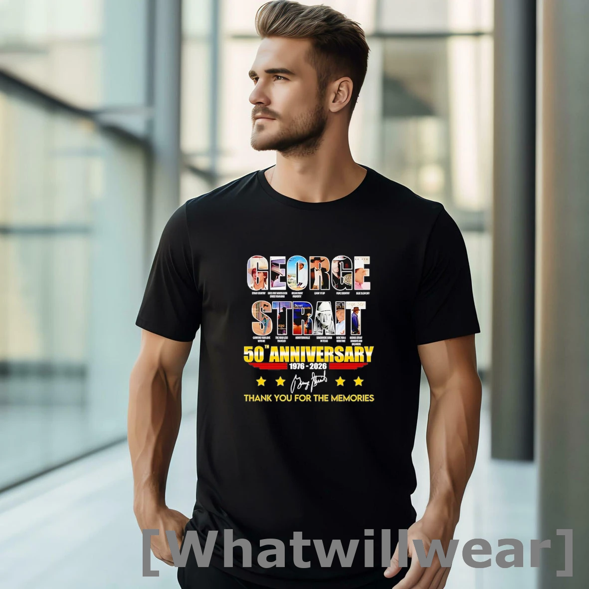 Official George Strait 50th Anniversary 1976 2026 Thank You For The Memories Tshirts Sweater