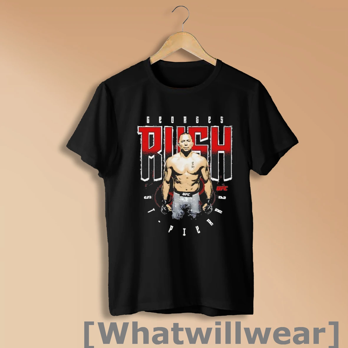 Official Georges St Pierre Rush Nickname Ufc Graphic Shirt Sweatshirt