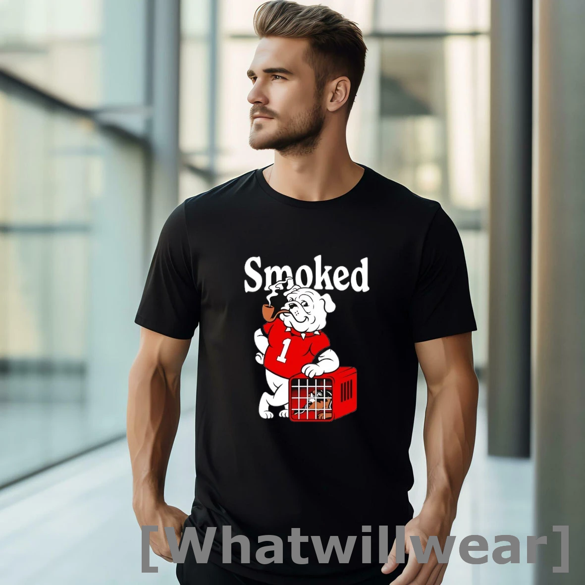 Official Georgia Bulldogs Uga Smoked Tshirts Sweater