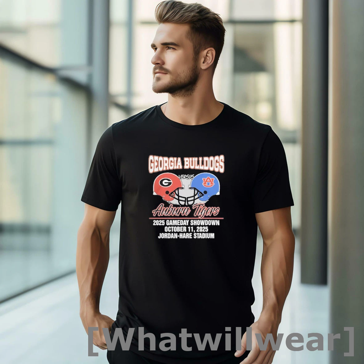 Official Georgia Bulldogs Vs Auburn Tigers Oct 11 2025 Game Day Showdown Tshirts Sweater