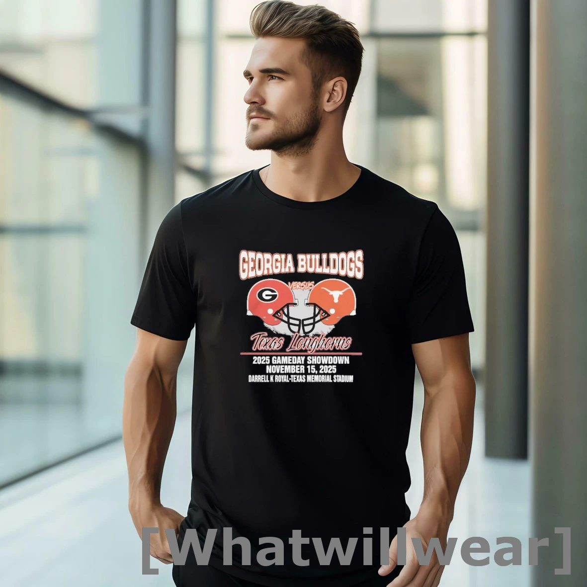 Official Georgia Bulldogs Vs Texas Longhorns Nov 15 2025 Gameday Showdown Tshirts Sweater