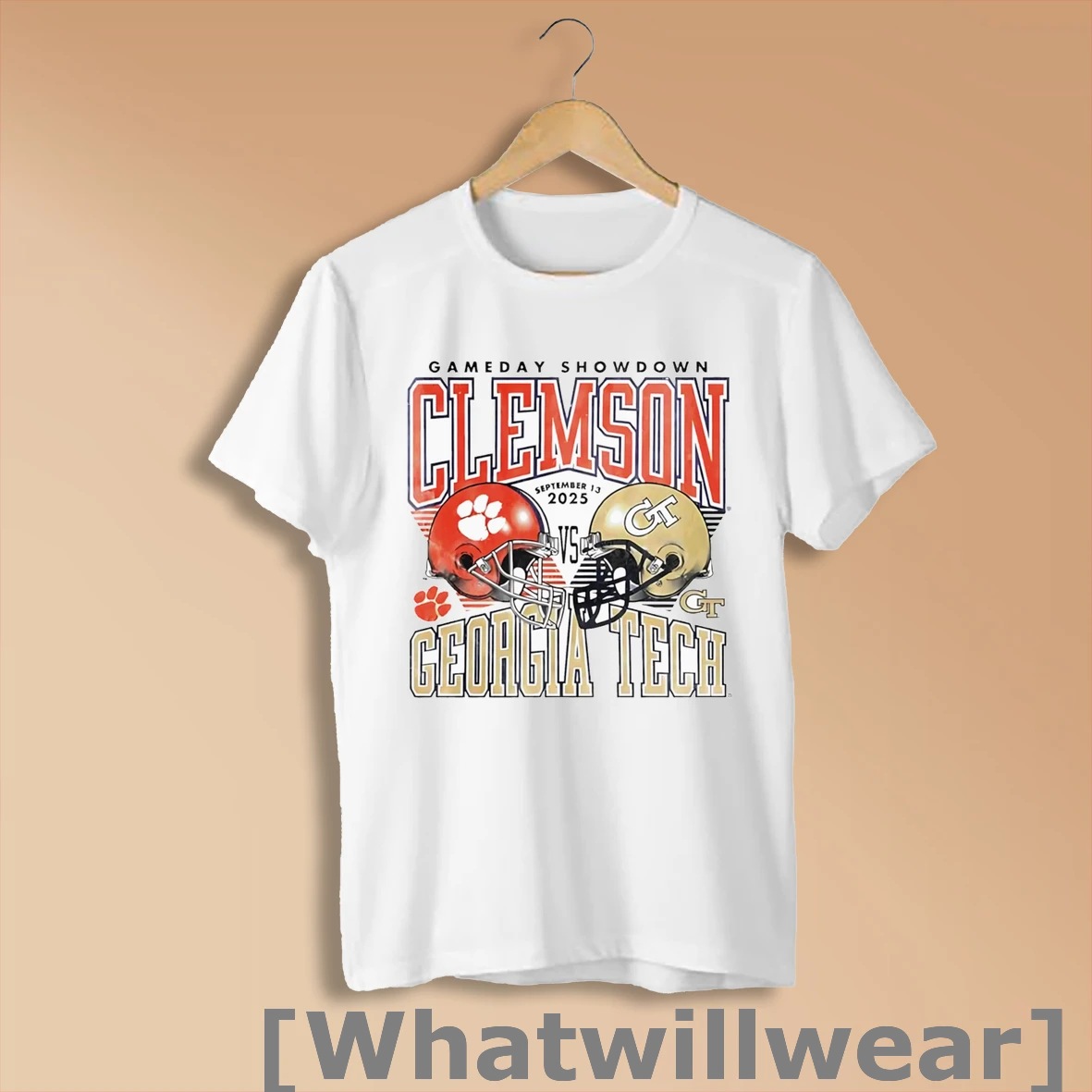 Official Georgia Tech Yellow Jackets Showdown Vs Clemson Shirt Sweatshirt