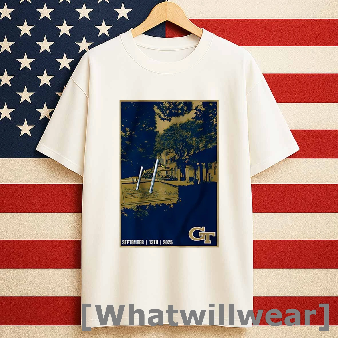 Official Georgia Tech Yellow Jackets The Goalposts Have Left The Building Tshirts Sweater