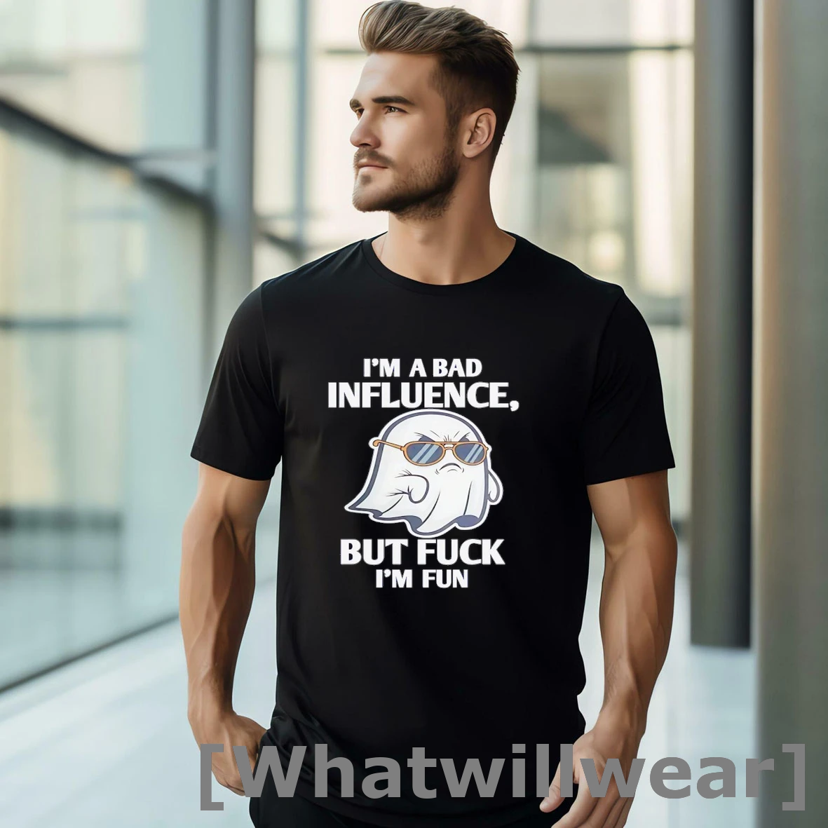 Official Ghost Im A Bad Influence But Fck Im Fun Shirts