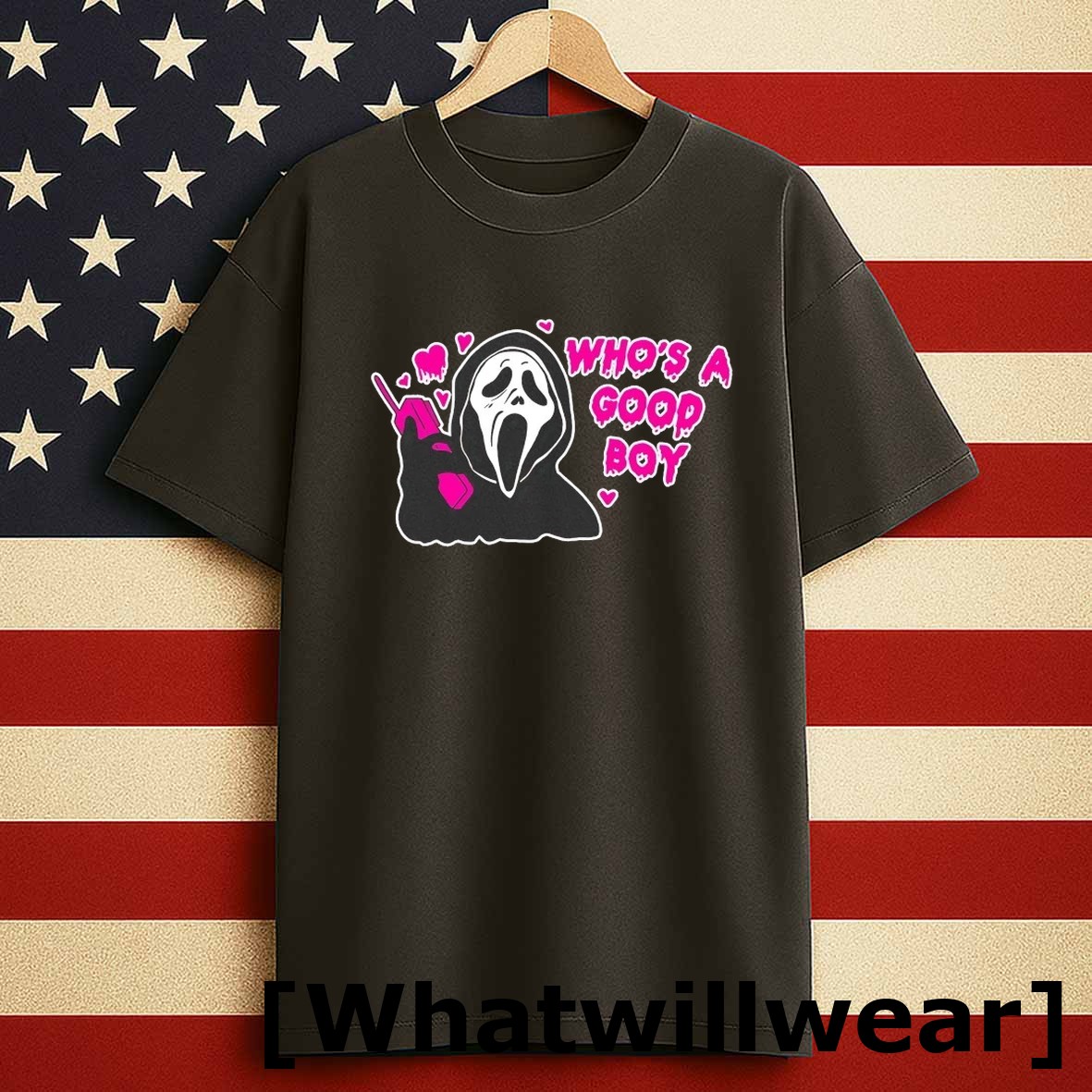 Official Ghostface Calling Whos A Good Boy Halloween Tshirts Sweater