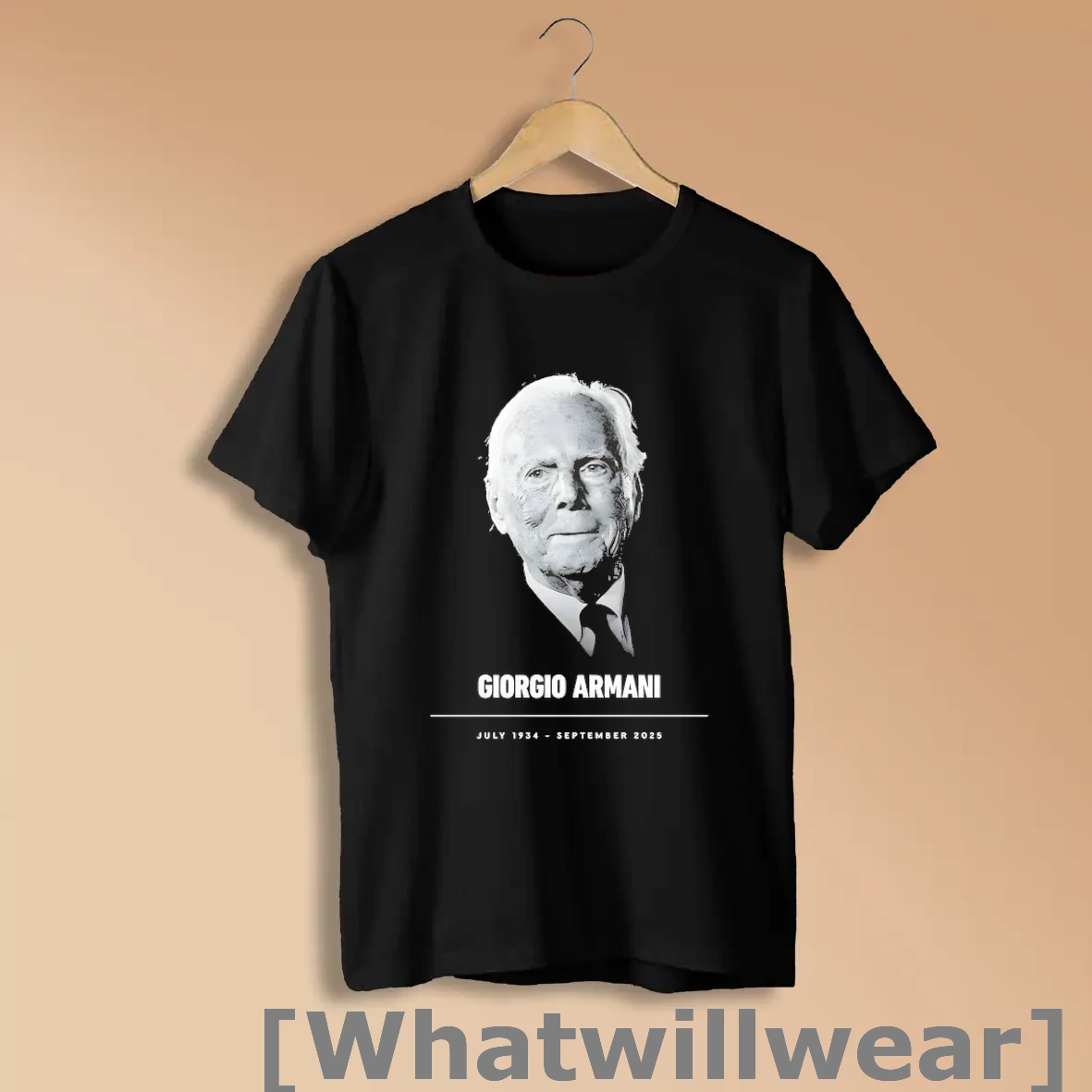Official Giorgio Armani Tribute July 1934 September 2025 Shirts