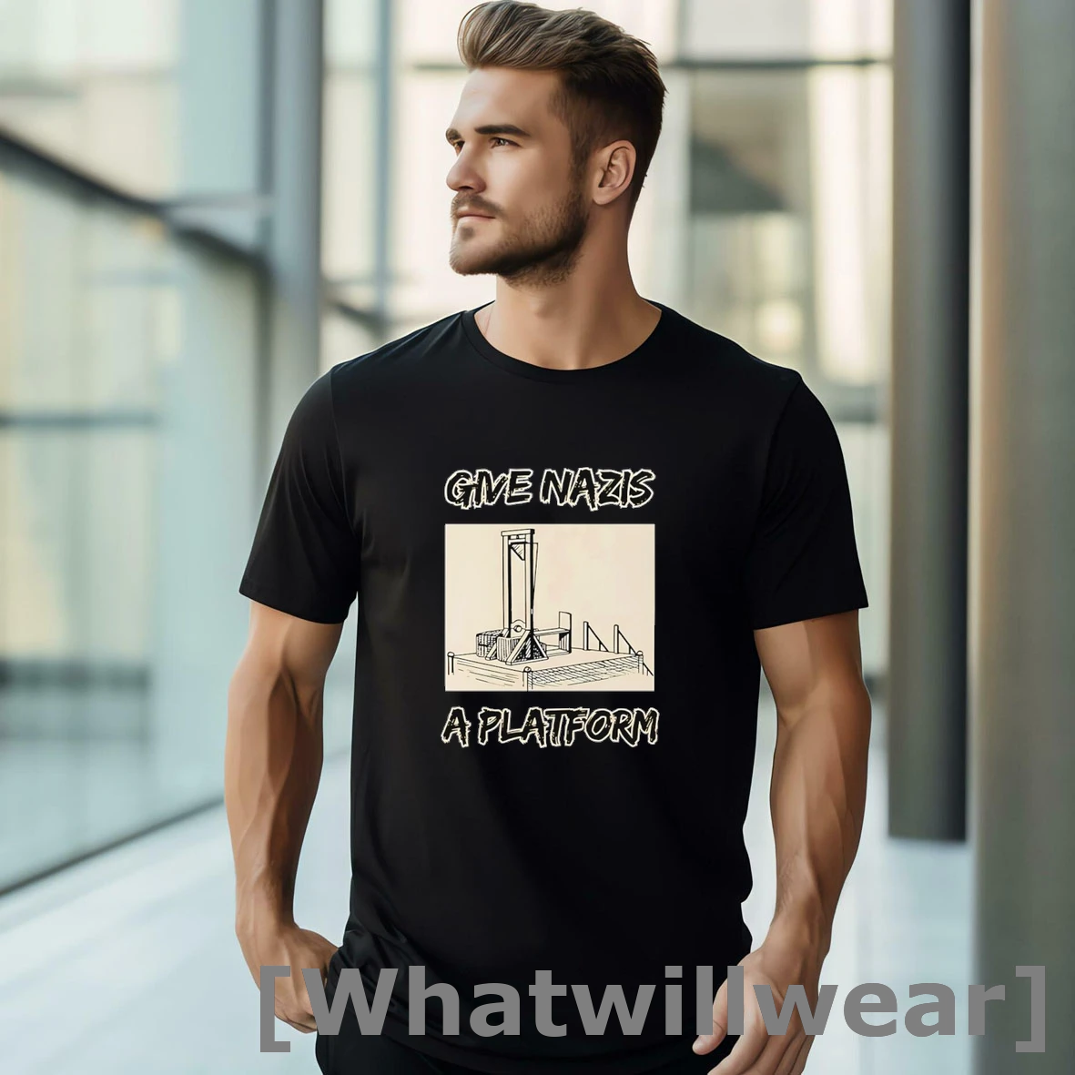 Official Give Nazis A Platform Tshirts Sweater