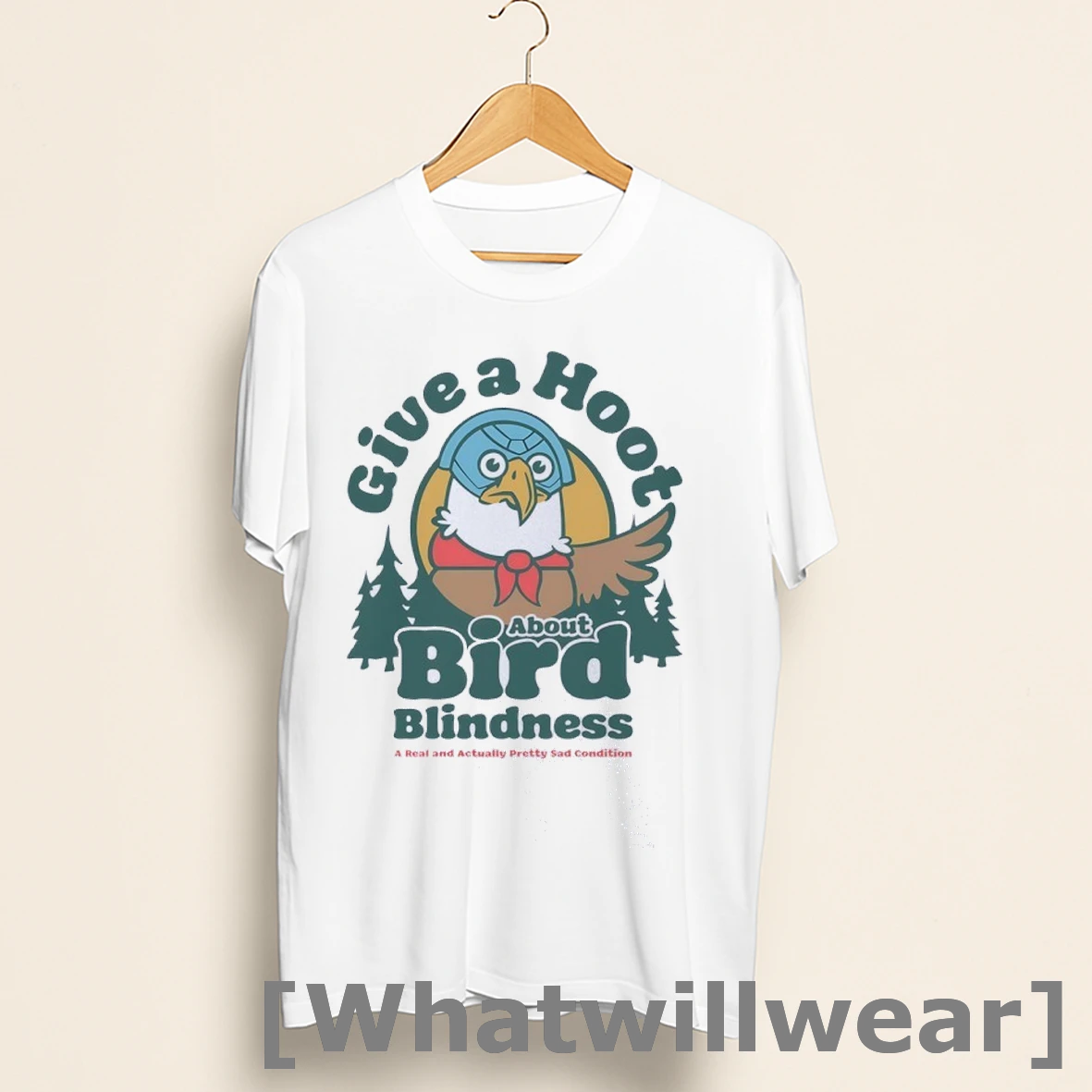 Official Give A Hoot About Bird Blindness A Real And Actually Pretty Sad Condition Shirts