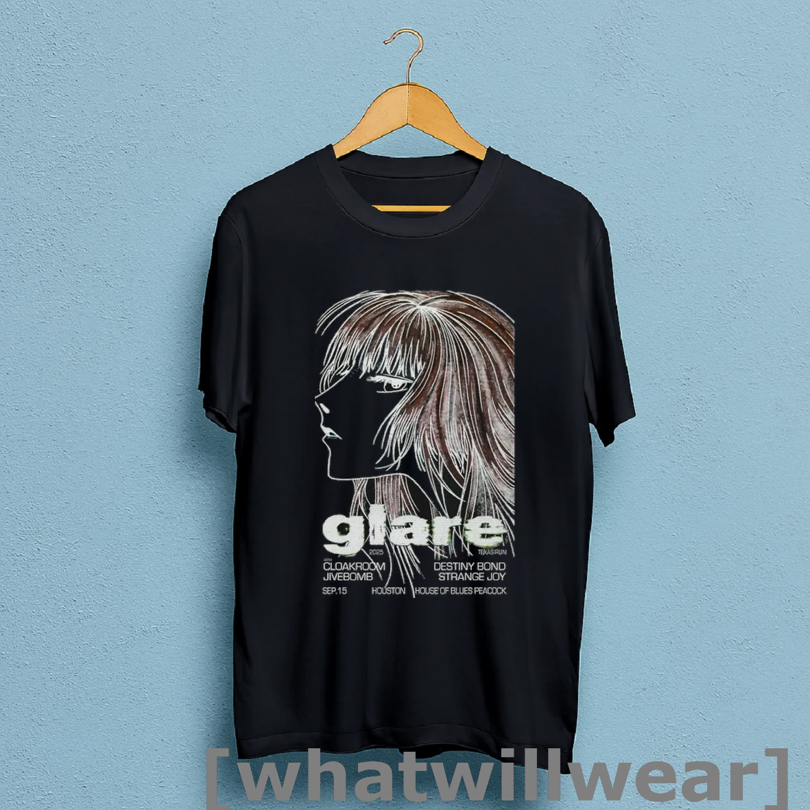 Official Glare House Of Blues Peacock September 15 2025 Houston Tx Tour Shirt Sweatshirt