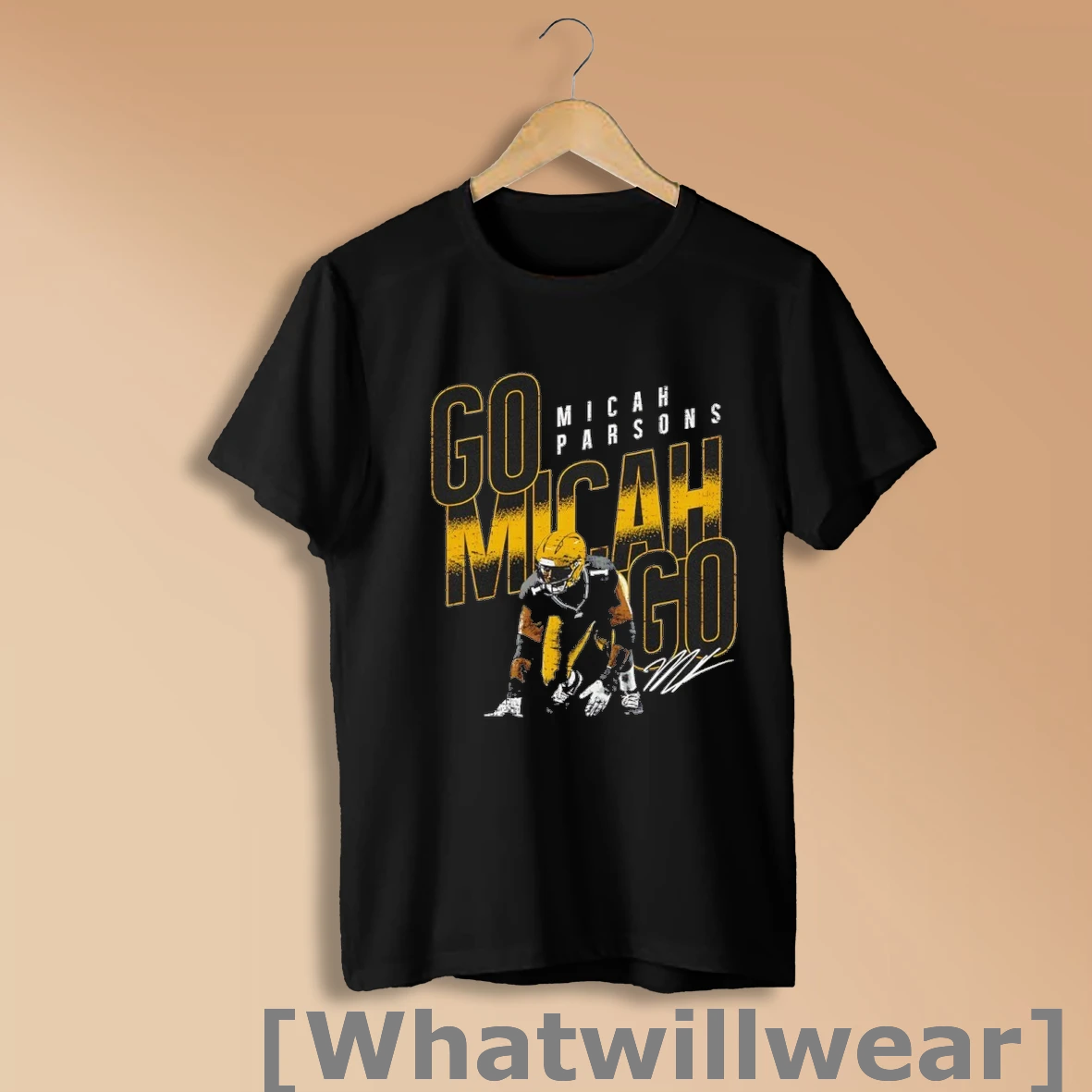 Official Go Micah Go Green Bay Packers Micah Parsons Autographed Shirt Sweatshirt