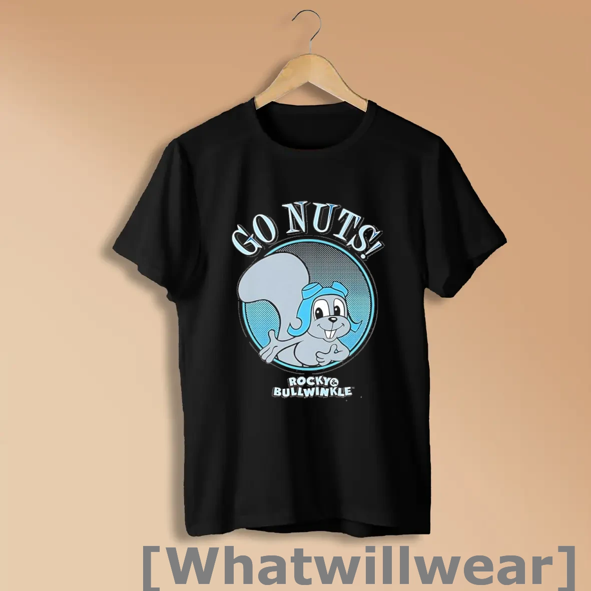 Official Go Nuts Rocky Bullwinkle Shirts