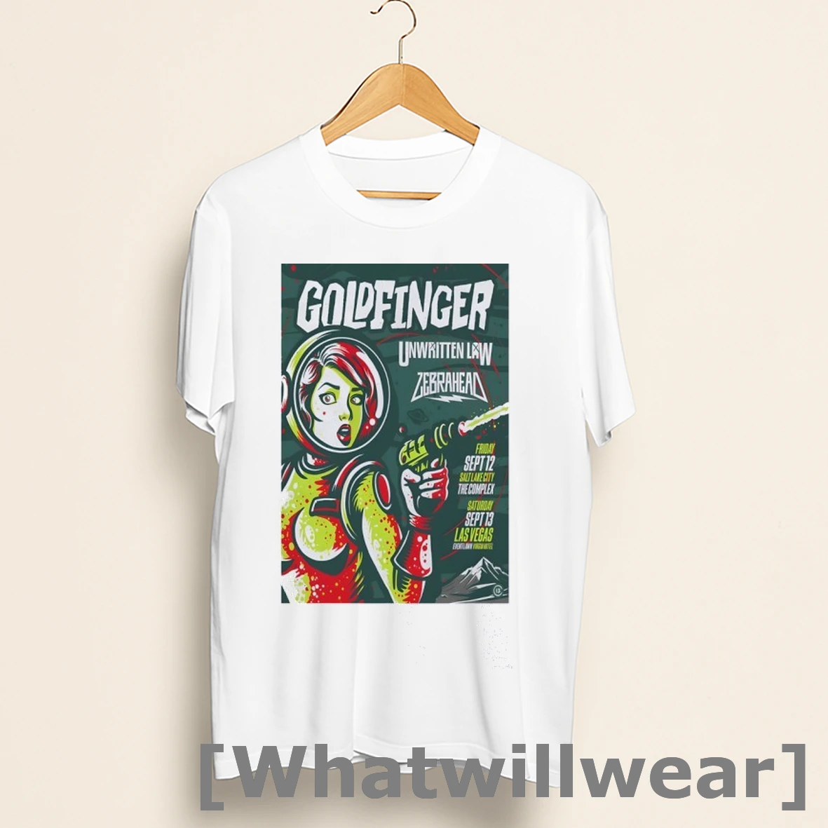 Official Goldfinger Sep 12 2025 The Rockwell Salt Lake City Ut Shirts