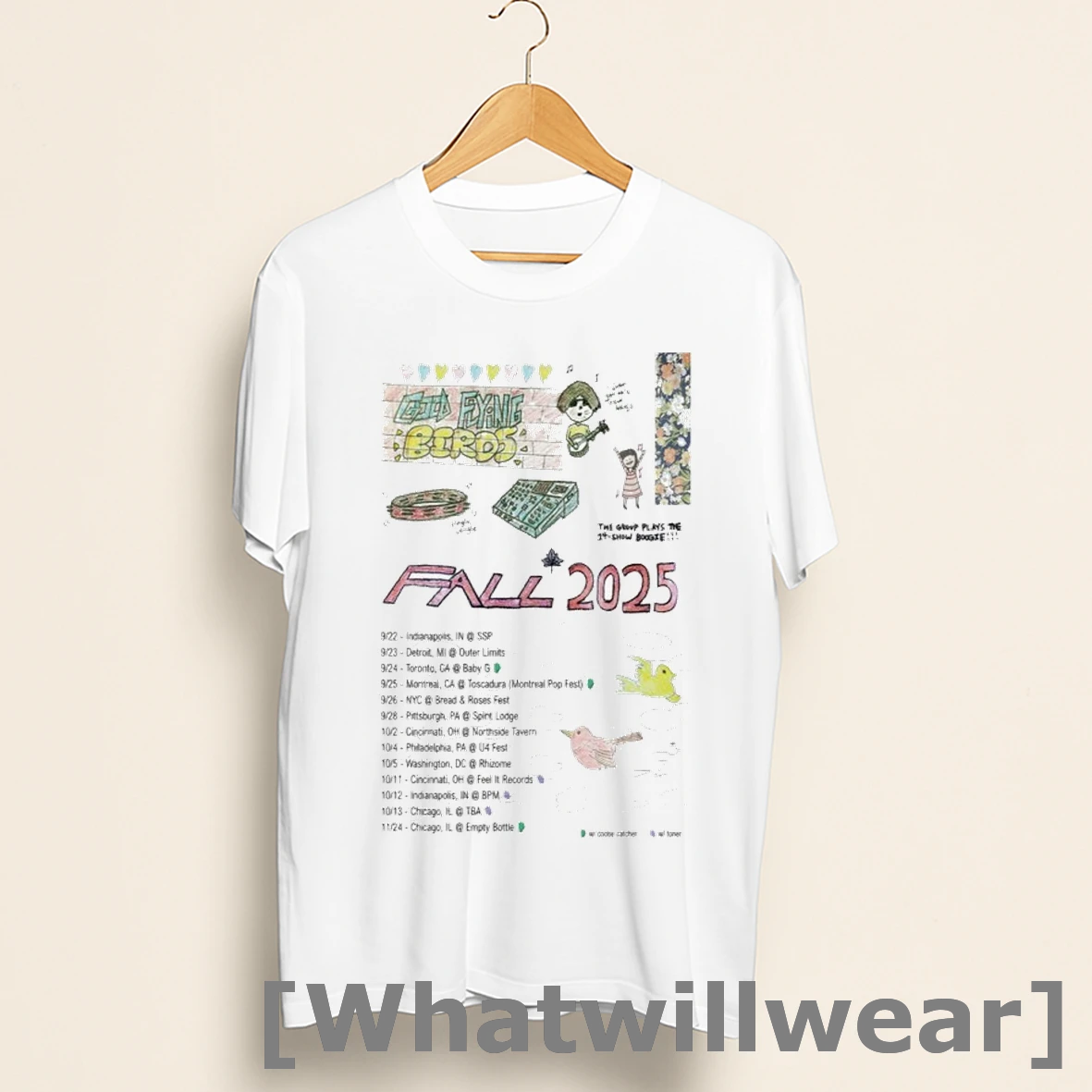 Official Good Flying Birds Fall Tour 2025 Dates Shirts