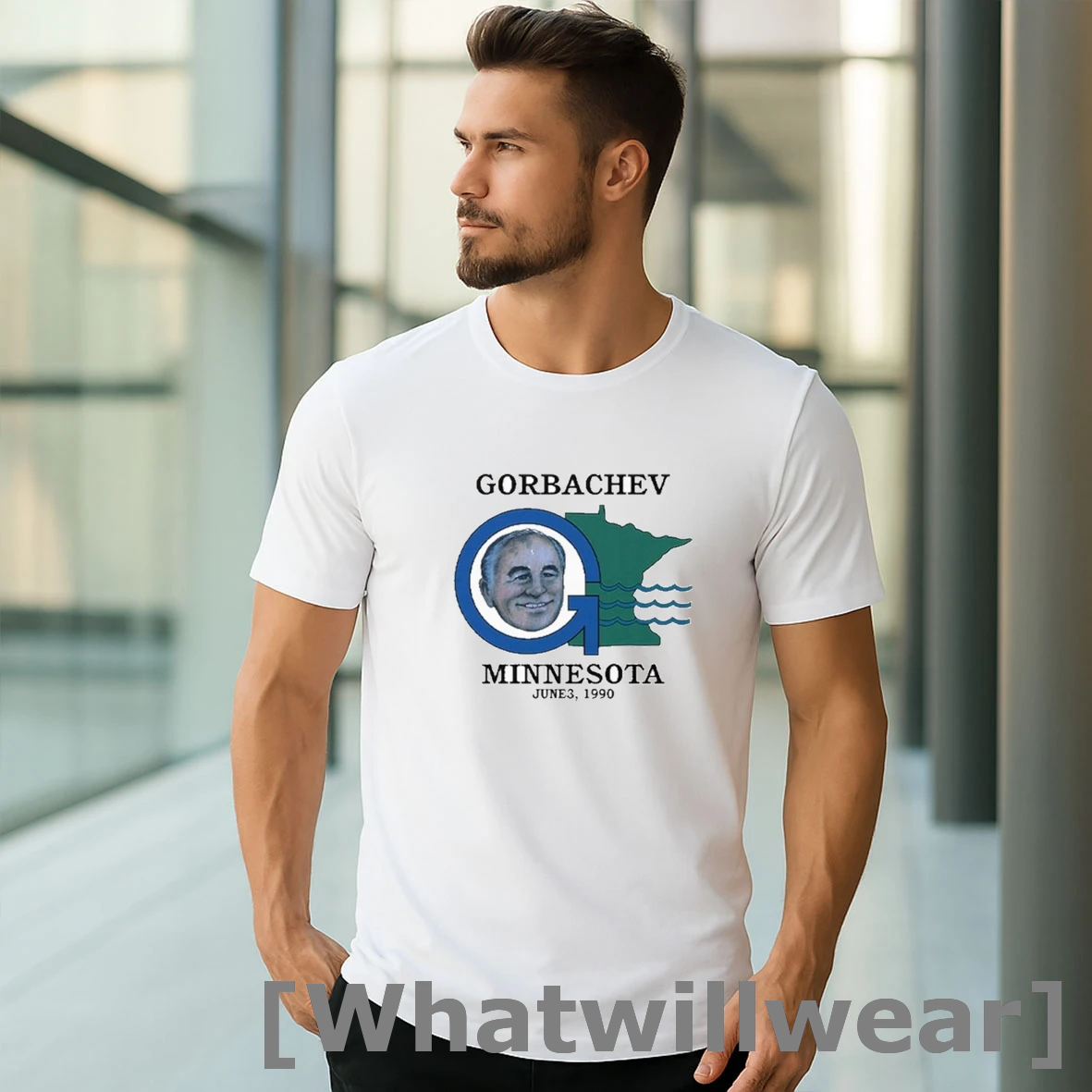 Official Gorbachev Minnesota June 3 1990 Shirts