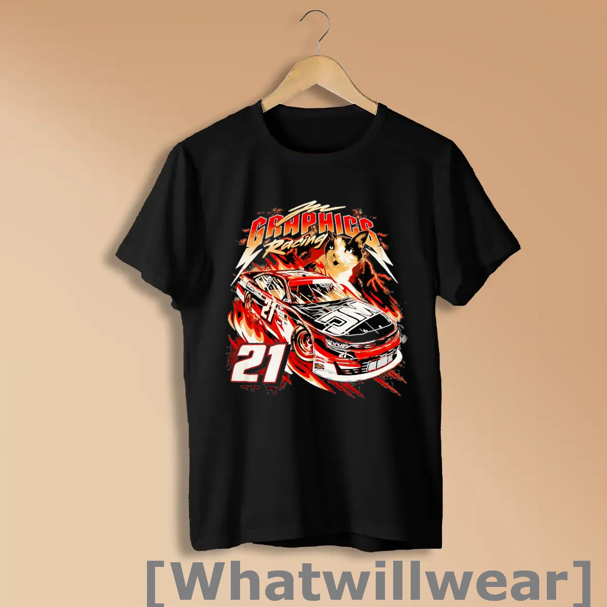 Official Graphic Racing Cat Shirts