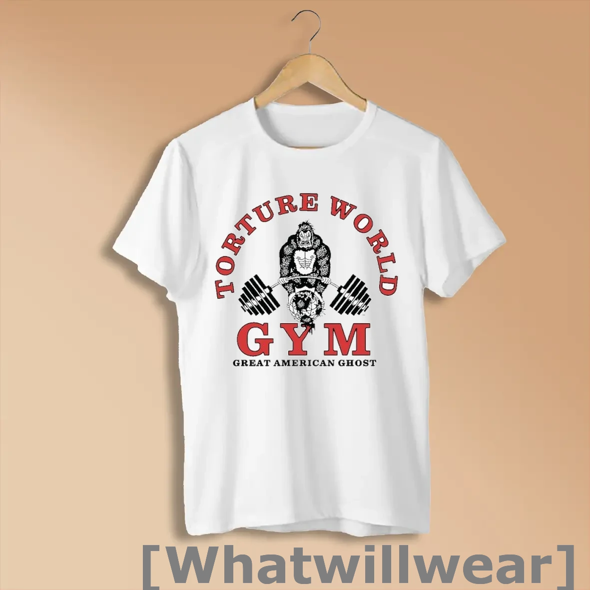 Official Great American Ghost Torture World Gym Shirts