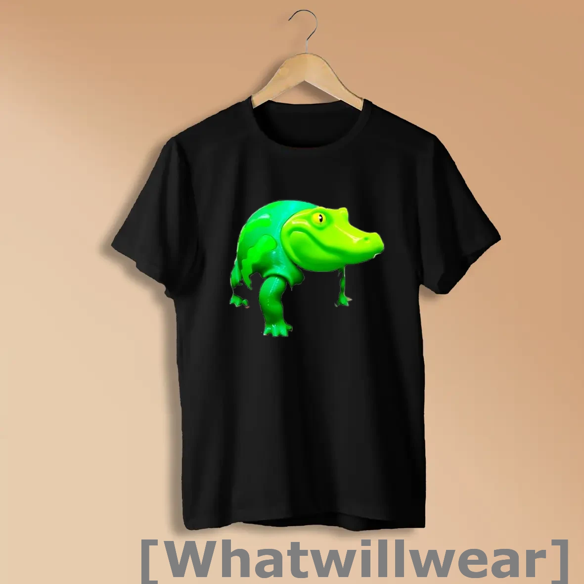 Official Green Alligator Hippo 3d Printed Toy Shirts
