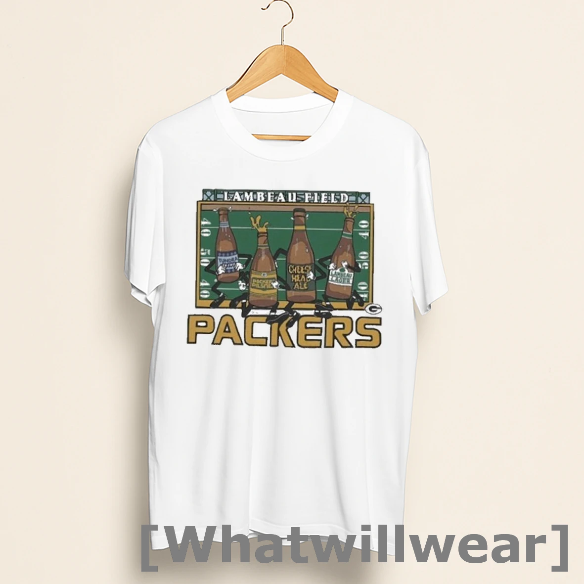 Official Green Bay Packers Lambeau Field Bottle Race Shirts