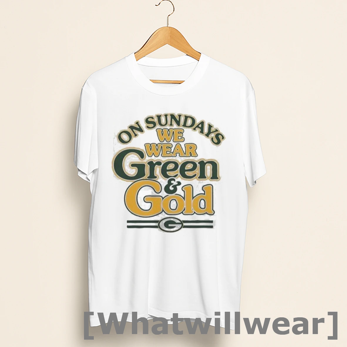 Official Green Bay Packers On Sundays We Wear Green And Gold Shirts