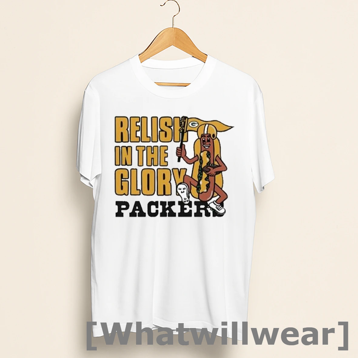 Official Green Bay Packers Relish In The Glory Hotdog Shirts