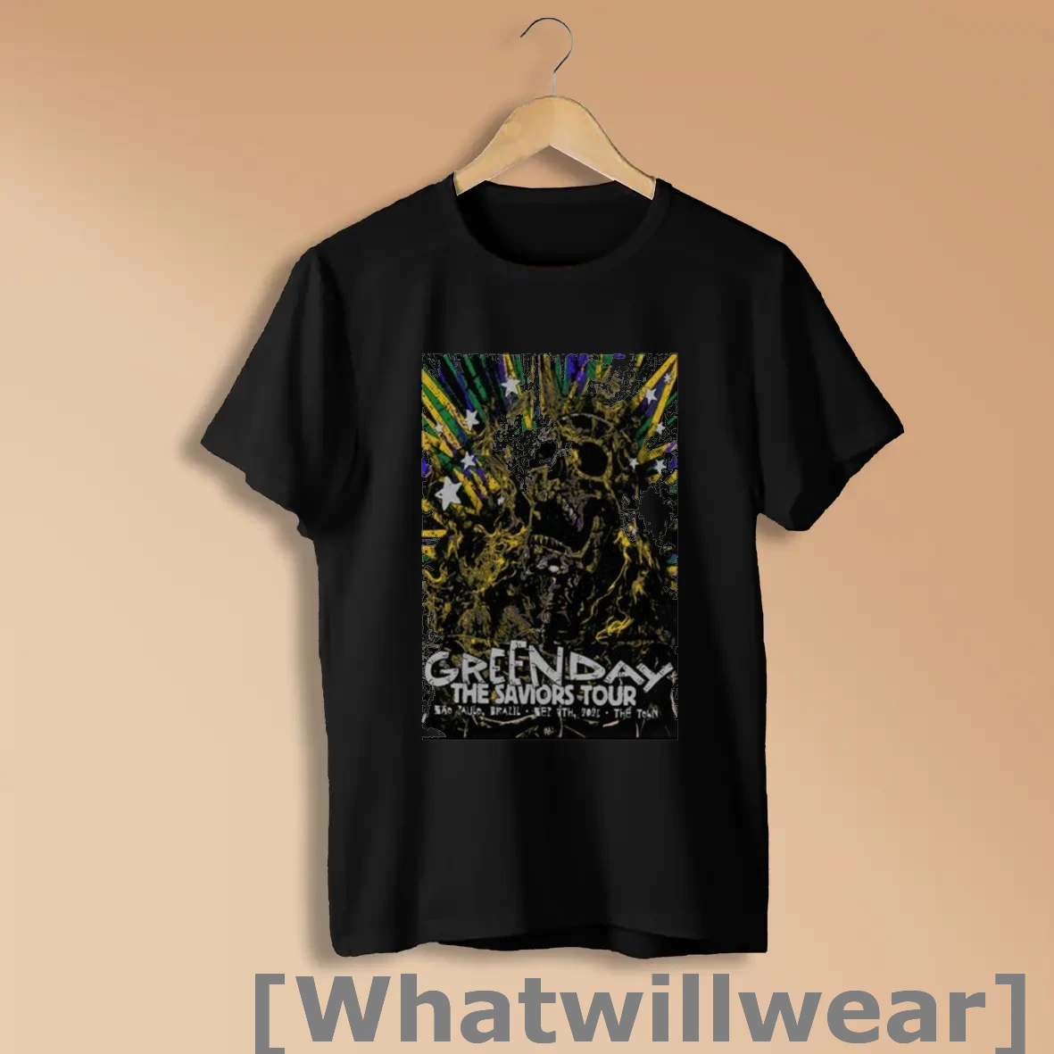 Official Green Day At The Town On Sept 7 2025 Shirts