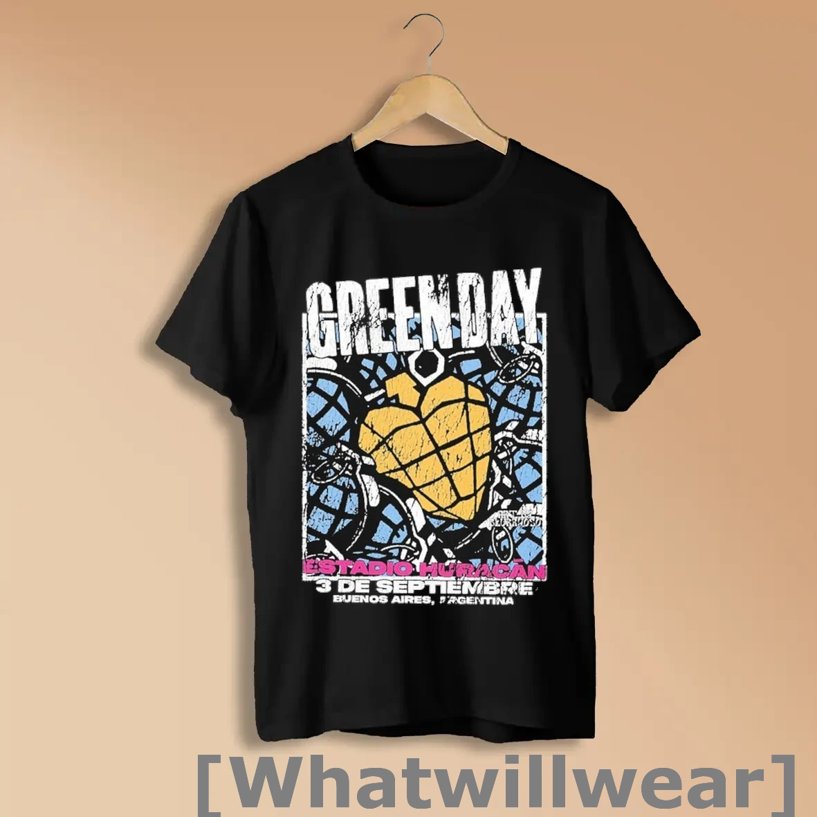 Official Green Day The Saviors Tour 2025 On September 3 At Estadio Tomas Adolfo Duco Buenos Aires Argentina T Shirts Shirts