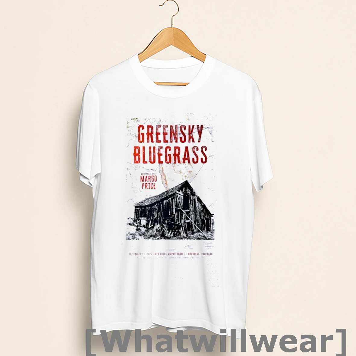 Official Greensky Bluegrass Sep 13 2025 Red Rocks Amphitheatre In Morrison Co Shirts