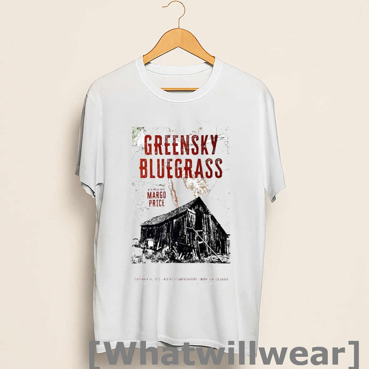 Official Greensky Bluegrass Sep 13 2025 Red Rocks In Morrison Co Shirts