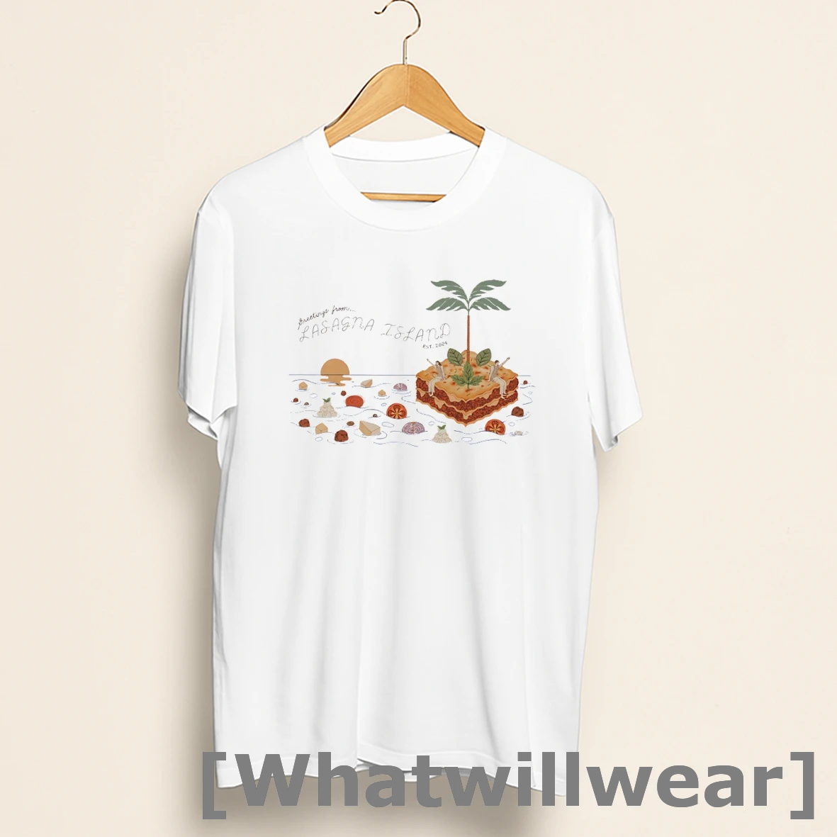 Official Greetings From Lasagna Island Est 2024 Shirts