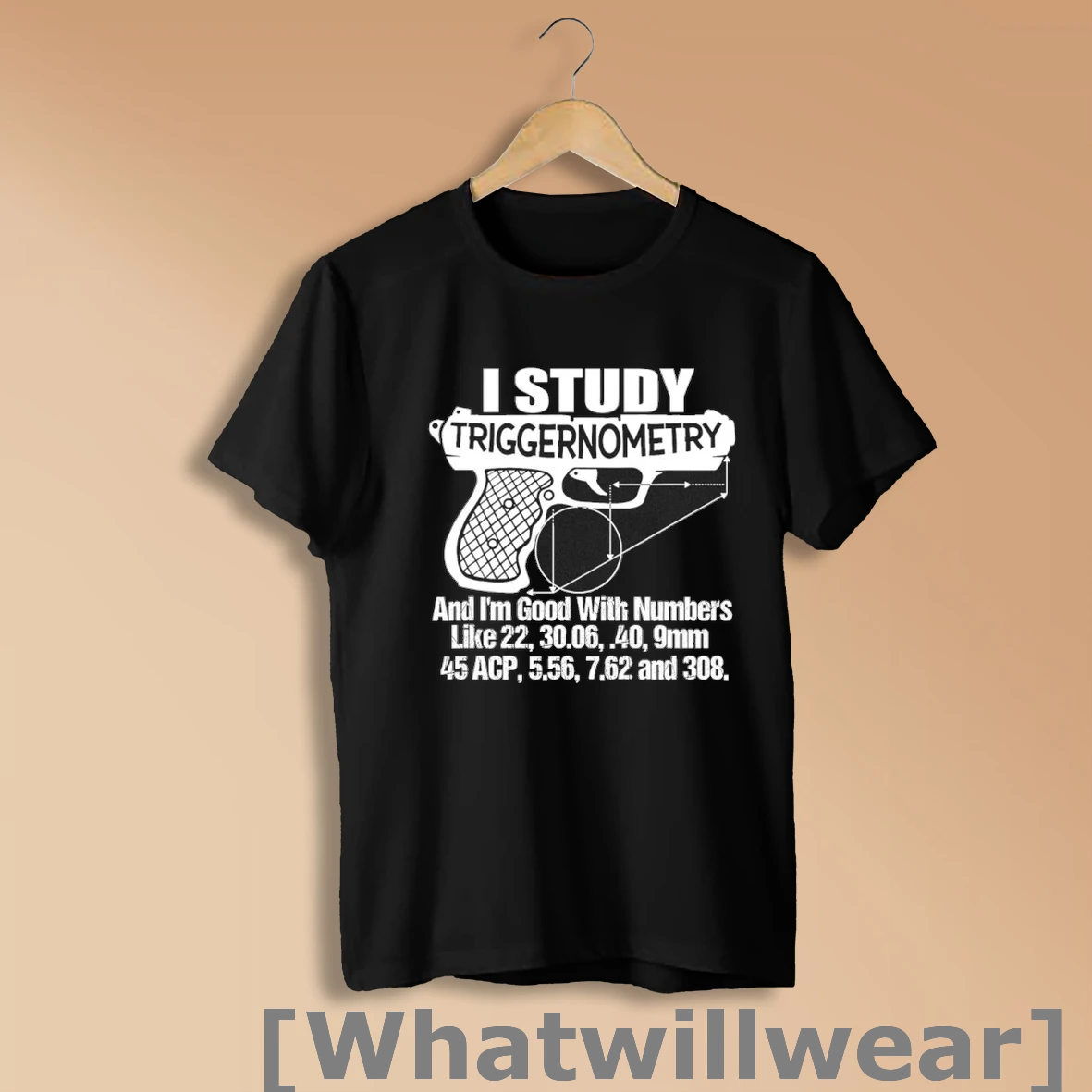 Official Gun I Study Truggernometry And Im Good With Numbers Like Shirt Sweatshirt