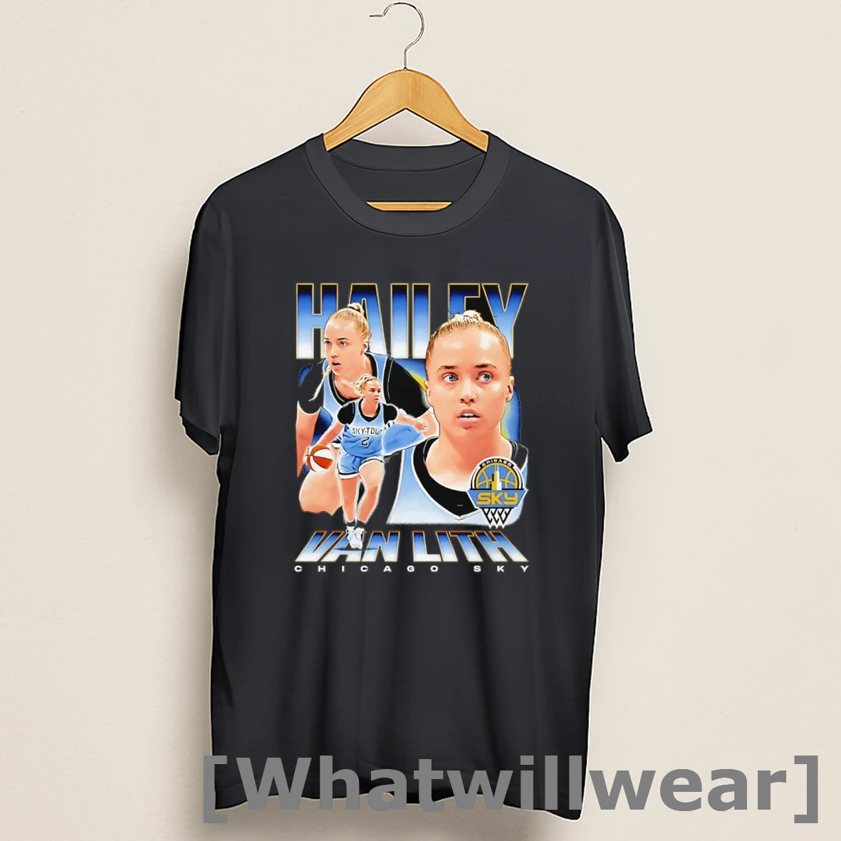Official Hailey Van Lith Chicago Sky Vintage Shirts
