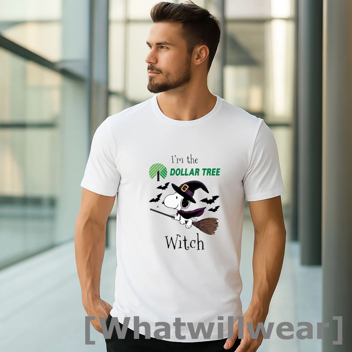 Official Halloween Im The Snoopy Witch Dollar Tree Logo Tshirts Sweater