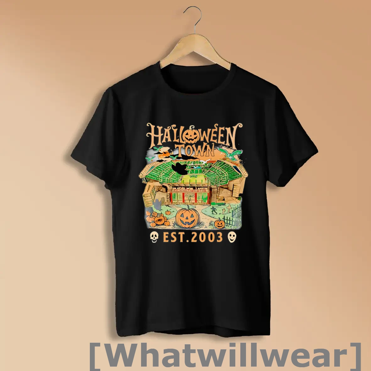 Official Halloween Town Est 2003 Philadelphia Eagles Shirts