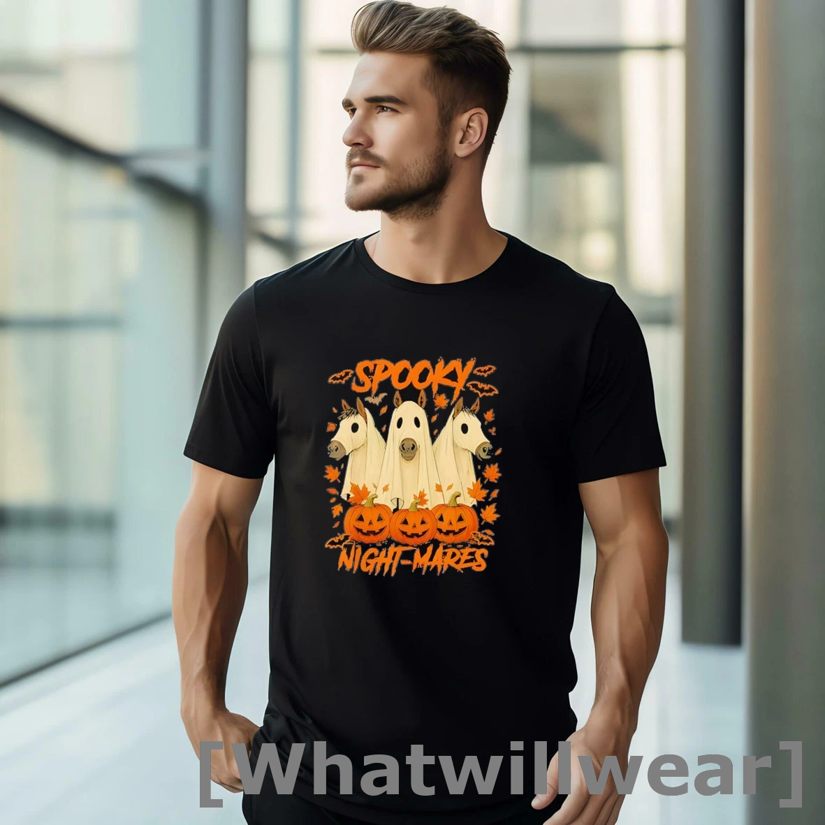 Official Halloween Vibes Horse Lover Boo Ghost Spooky Night Mares Tshirts Sweater