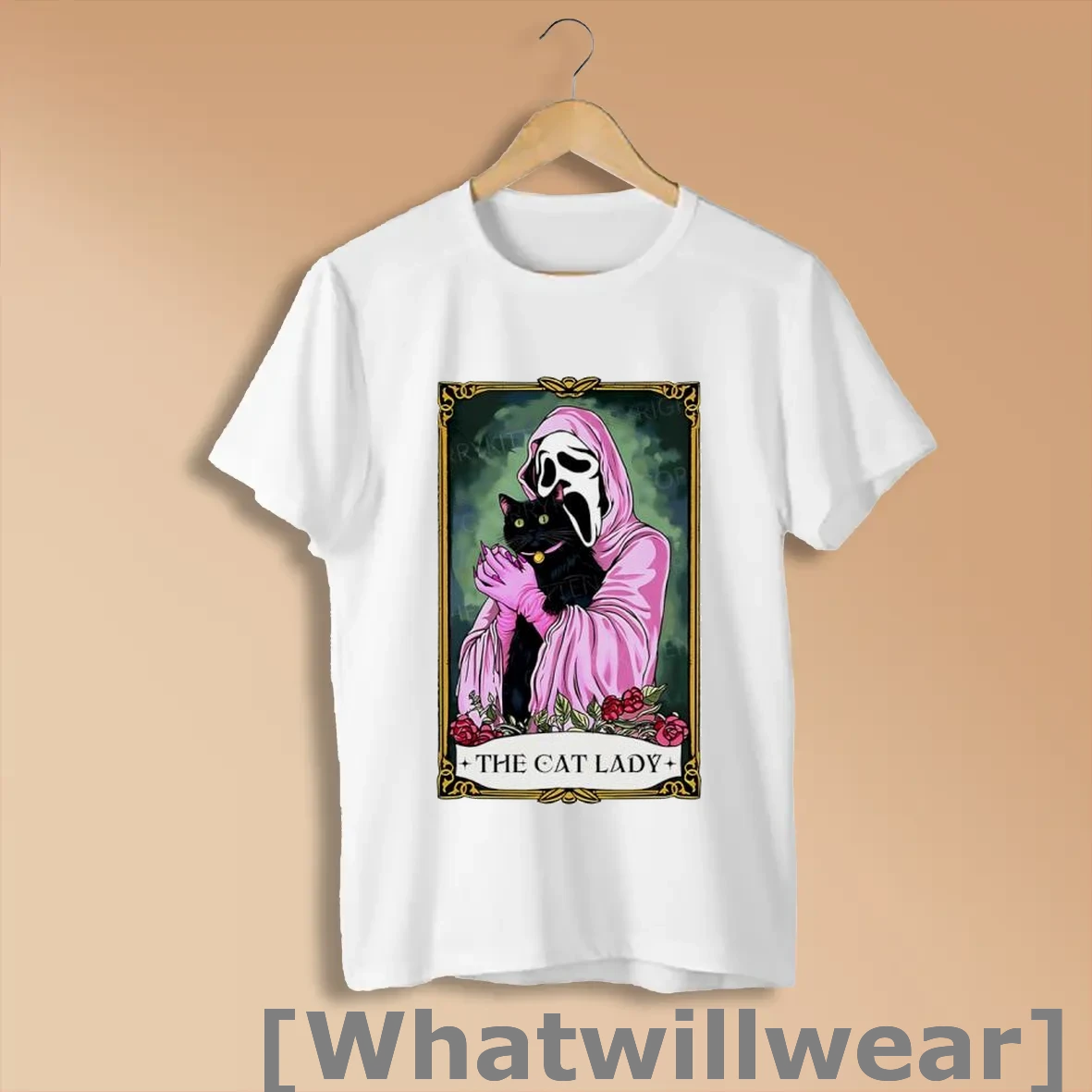 Official Halloween The Skull Cat Lady Tartaros Card Shirts