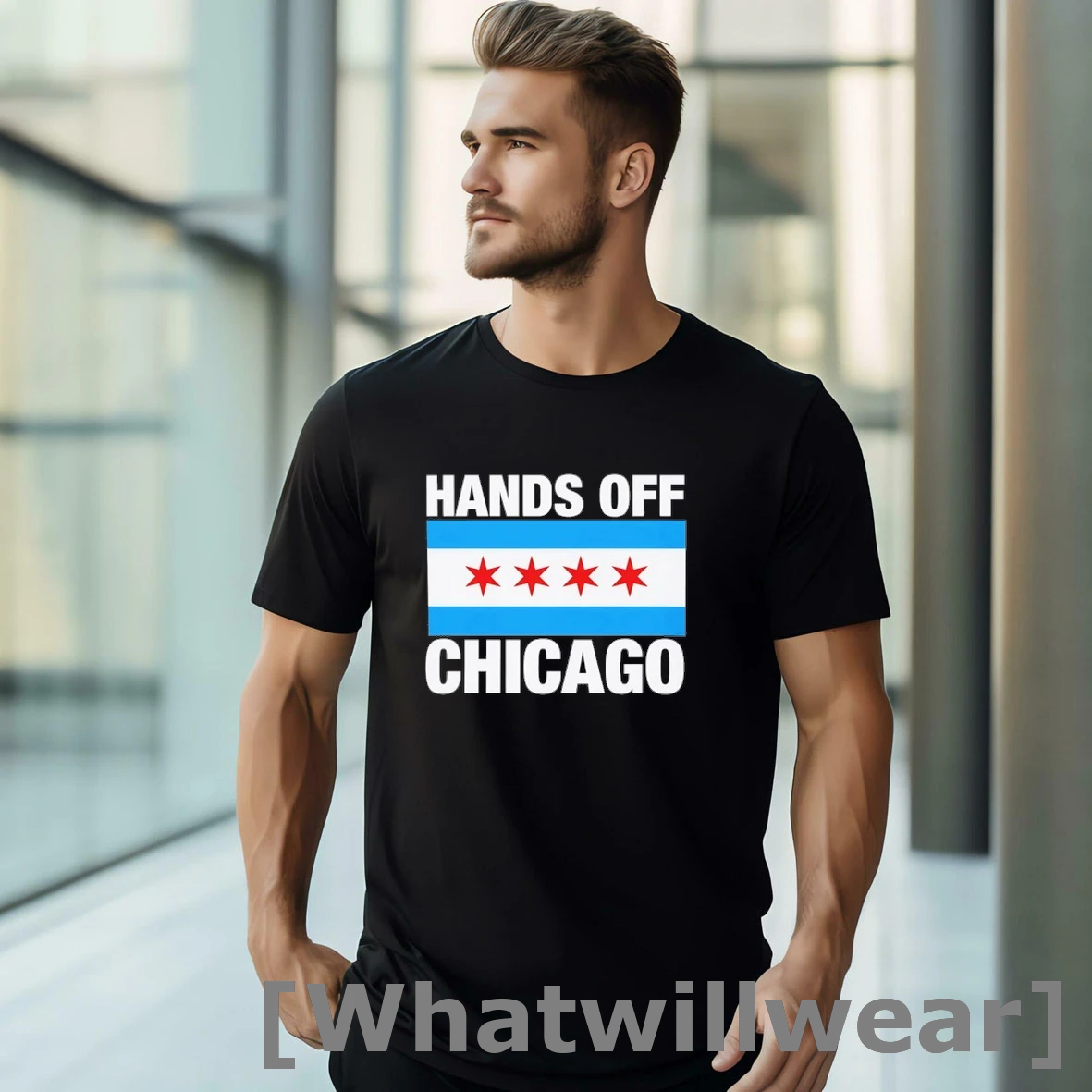 Official Hand Of Chicago Flag Shirts