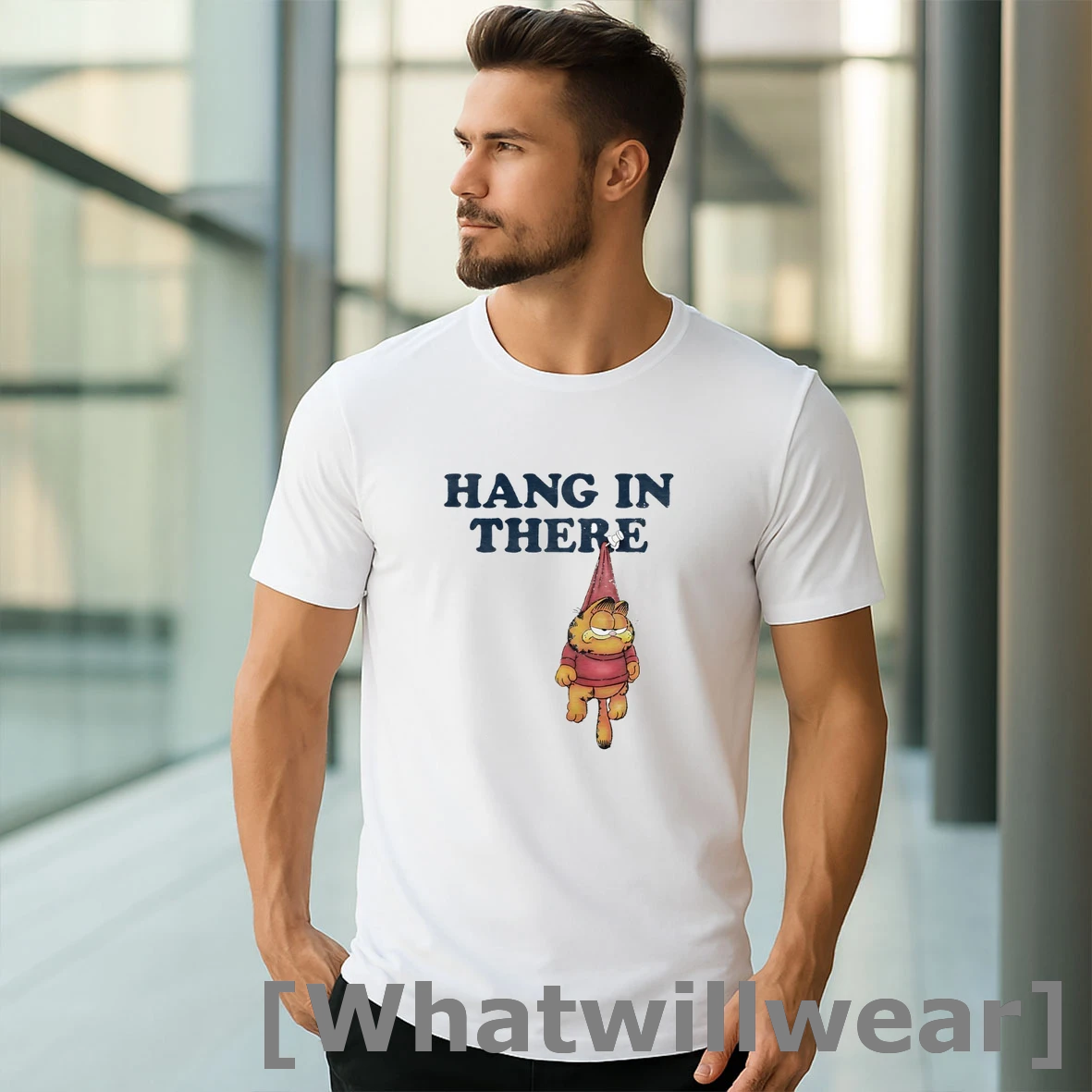 Official Hang In There Garfieid Tshirts Sweater