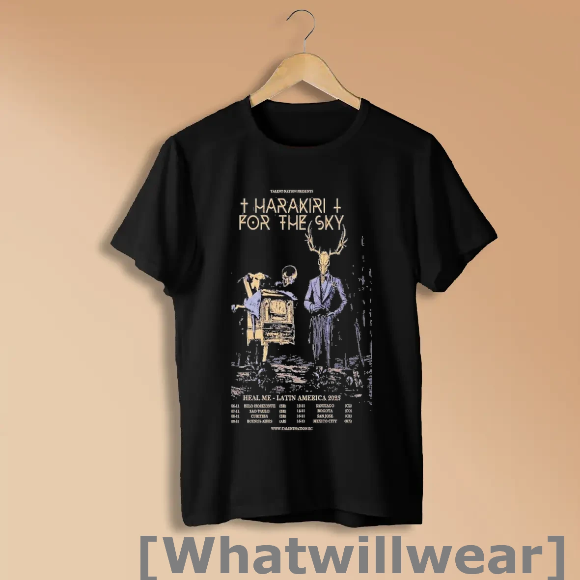 Official Harakiri For The Sky Heal Me Latin American Tour 2025 Dates T Shirts Shirts