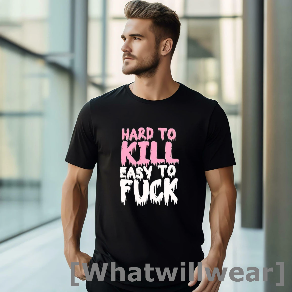 Official Hard To Kill Easy To Fuck Tshirts Sweater