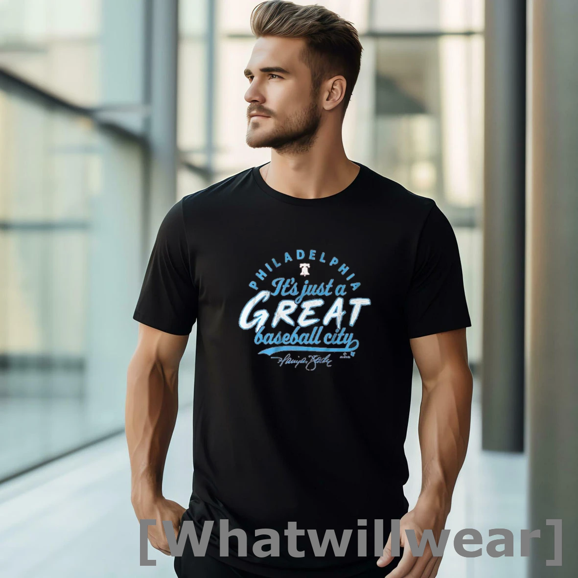 Official Harrison Bader Its Just A Great Baseball City Shirts